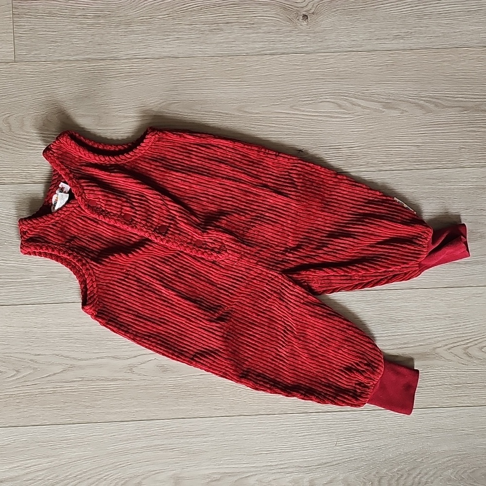 Vintage 🇨🇦 Please Mum Corduroy Sleeveless Romper 18 Months